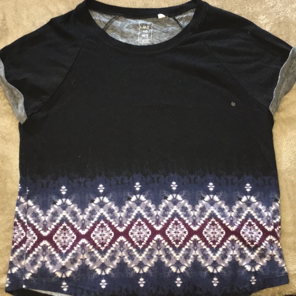 PATTERNED CROP TOP - Picture 1 of 4